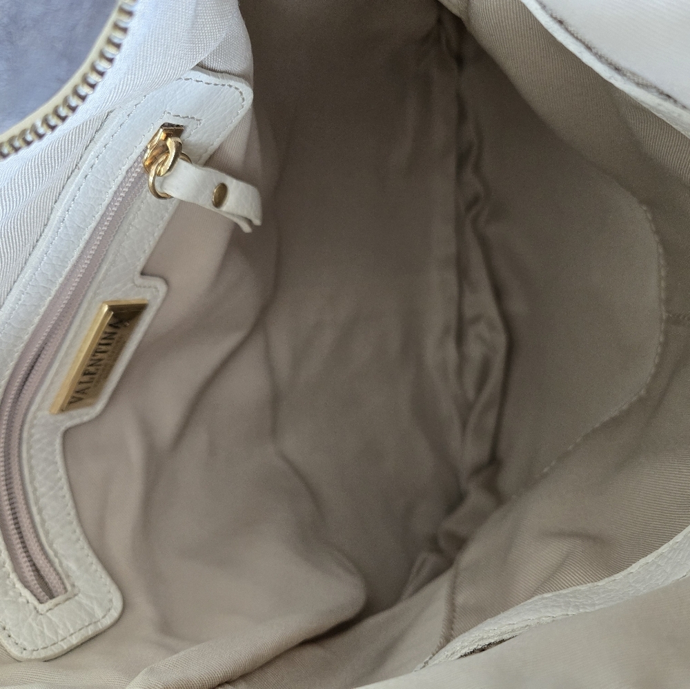 Valentina Italia Crossbody Bag  Off White - Picture 7 of 12